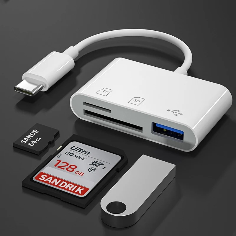 Usb Hub Type C - 3-in-1 Type-C to USB-C OTG 어댑터