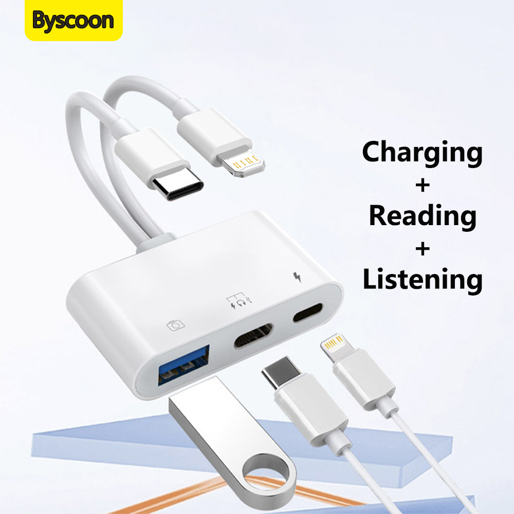 Wired Earphone Lightning - 2 in 1 라이트닝 타입 C