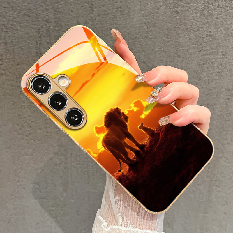 트와일라이트 레이디라이언과 아기 사자 무늬 유리 휴대폰 - Samsung Galaxy S24 리뷰 및 가격