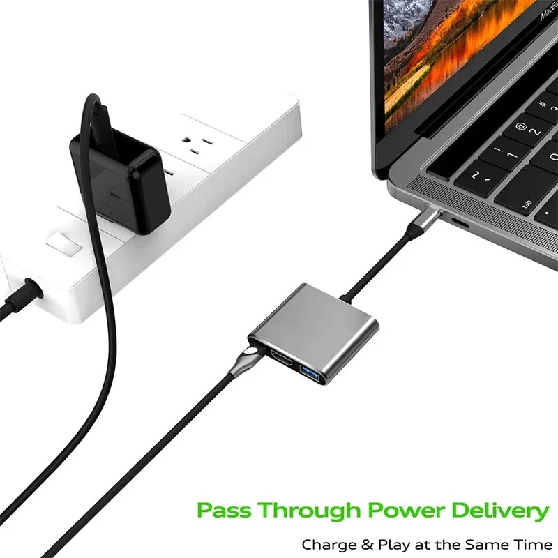 USB C 허브 3in1 유형 C 3.0-HDMI 호환 - Usb Hub Type C 리뷰 및 가격