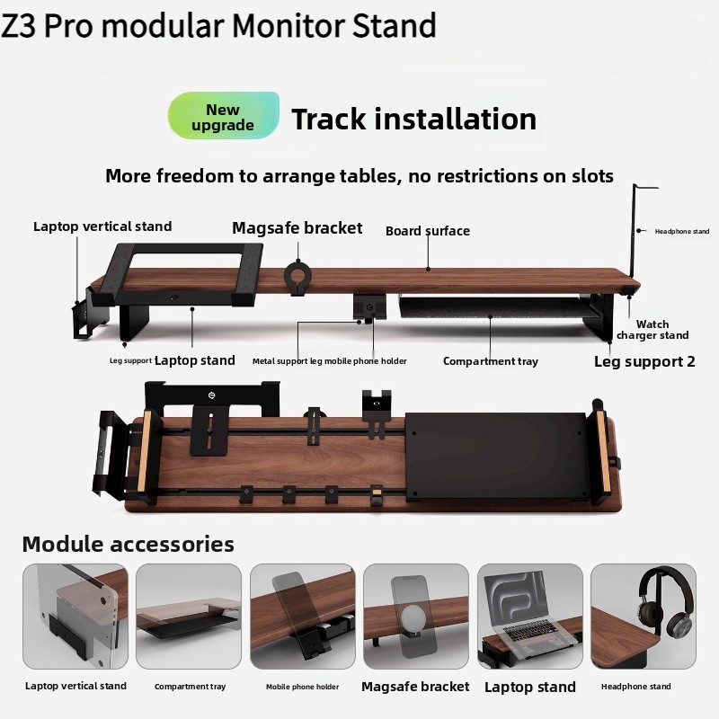 Z3 프로 모듈형 모니터 받침대 견고한 목재 데스크탑  - Tablet Lap Desk 리뷰 및 가격